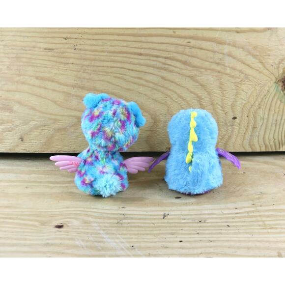 Hatchimals Lot of 2 Puppadee and Blue Bird Spin Master Lights Up Sounds - Picture 3 of 5